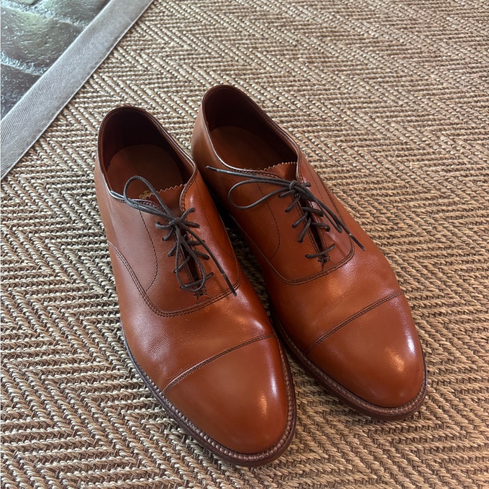 Alden Brown Leather Cap-Toe Derby Oxfords - Picture 7 of 13